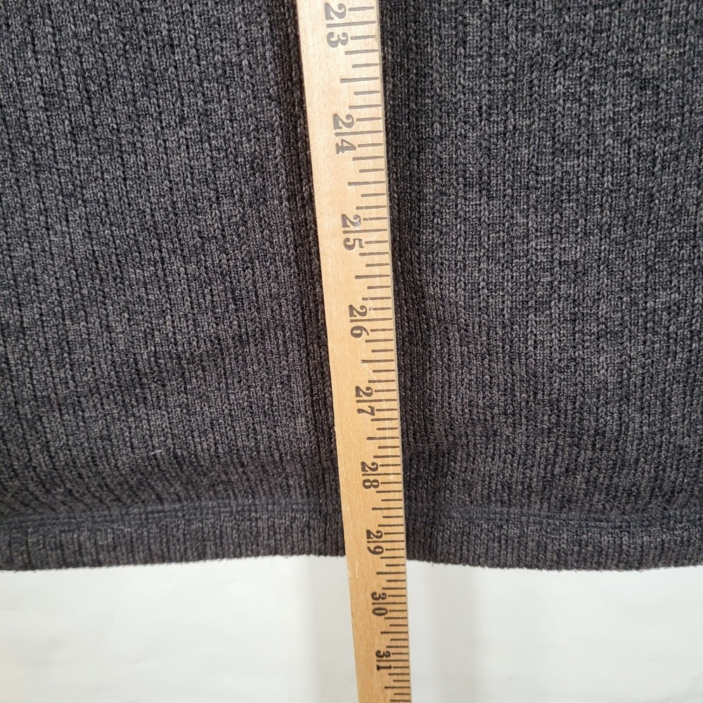Club Room Men's 2XL Dark Gray 1/4 Zip Long Sleeve Fleece‎ Pullover - Picture 6 of 7